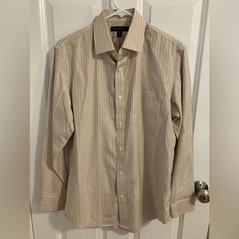 Banana Republic small striped button down dress shirt